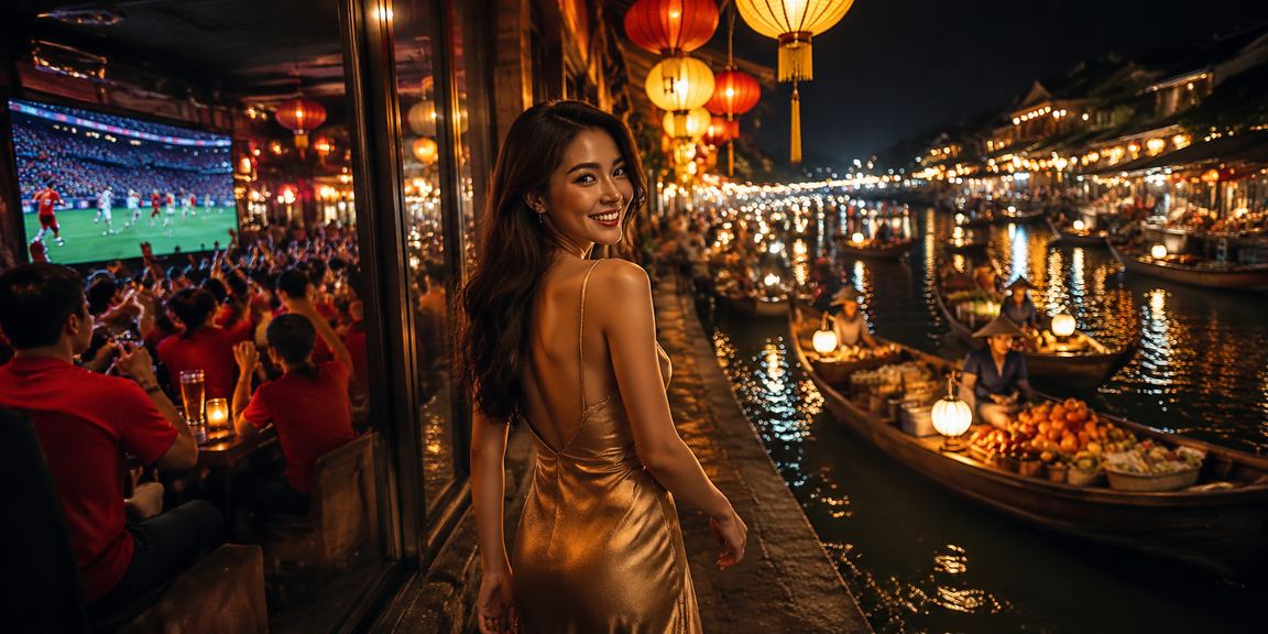 Người dùng truy cập dịch vụ cá cược trực tuyến tại khu chợ đêm Hà Nội